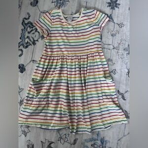 Hanna Andersson Multicolor Striped Kids Dress